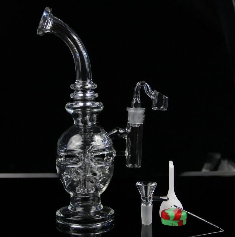 Hookahs 6 월 새로운 유리 봉 팹 봉지 원래 Faberge 물 파이프 재활용 봉지 오일 장비 Dabs