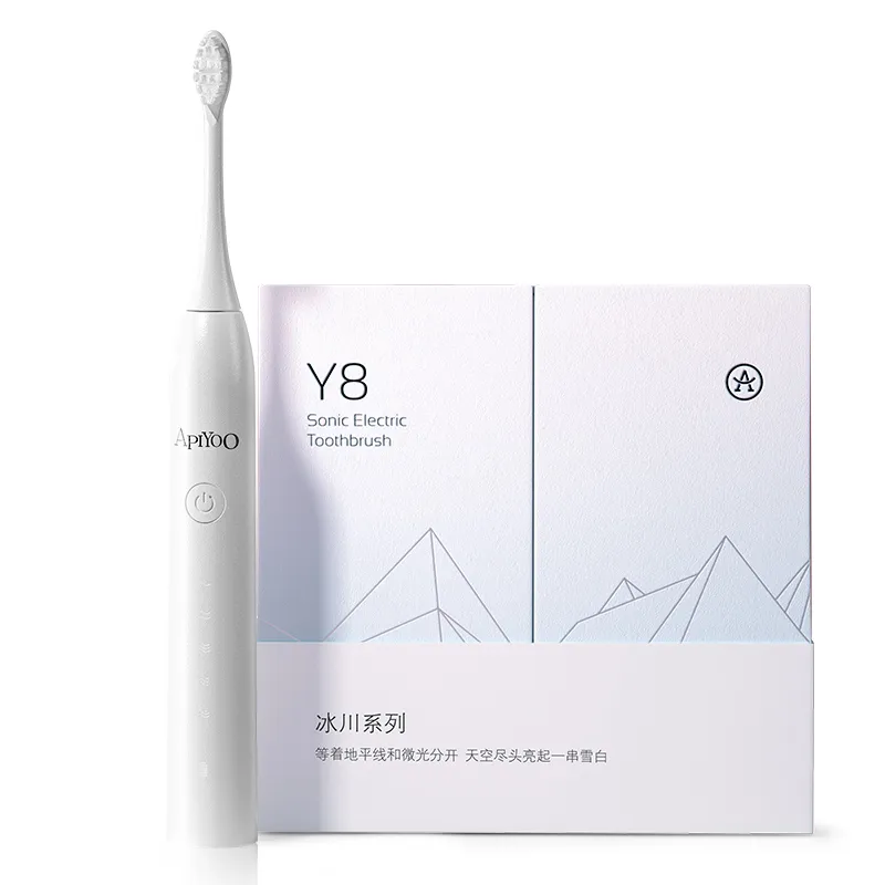 Apiyoo Y8 Starry Sky Series Rechargeable Electric Toothbrush Automatic Sonic Brush 5 Mode Adult