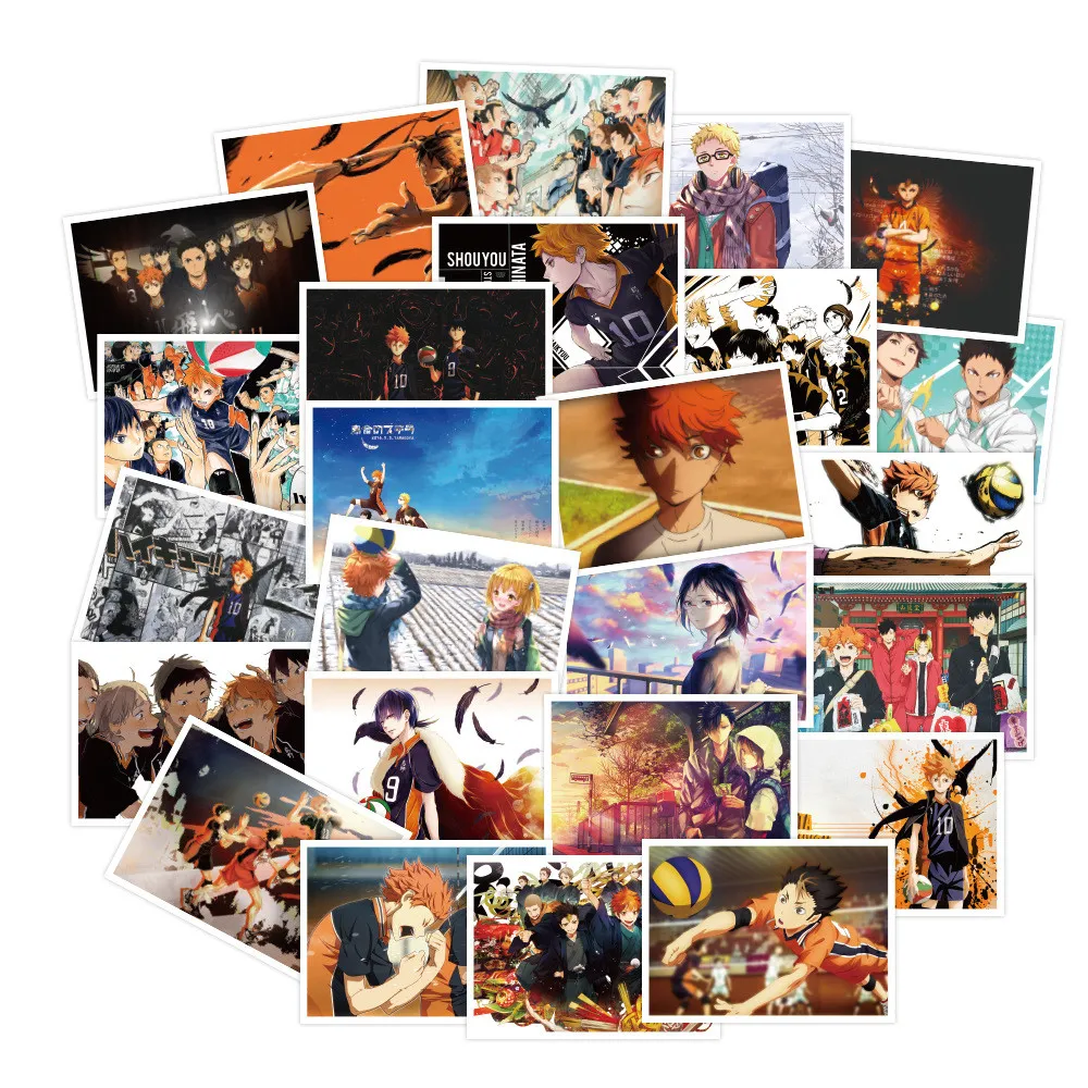 New Design Haikyuu Anime Small Waterproof Sticker For Laptop Bicycle From  Victoriaport, $0.81 | DHgate.Com