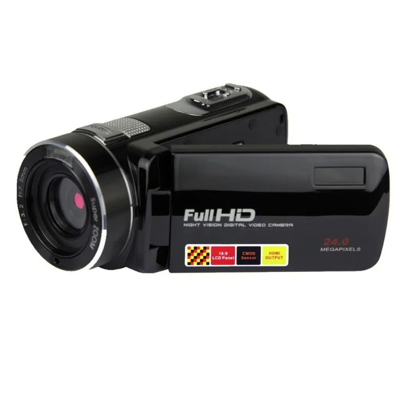 Camcorders Camcorder Video Cámara De Video Visión Nocturna Función De Pausa Full HD 1080p 24.0MP Con Control Remoto De 103,13 € | DHgate