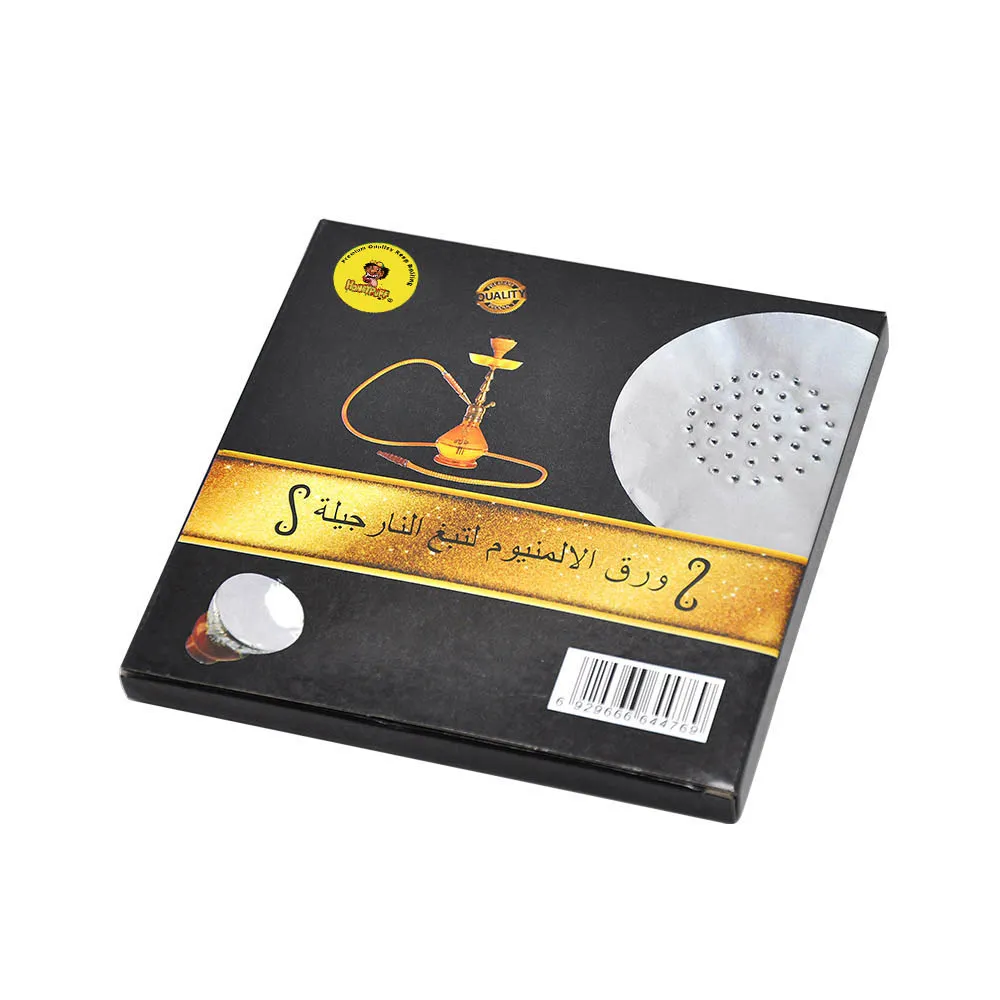 1 Box 0.03mm Round Aluminum Hookah Foil Paper Diameter 120 MM With Holes  Hookah Shisha Foil For Chicha Charcoal Bowl From Uncletomcabin, $1.53