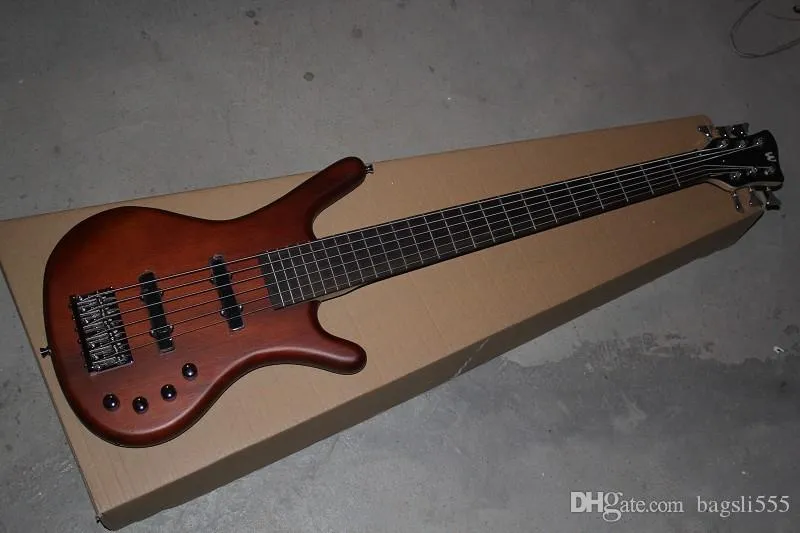 Topkwaliteit Warwick Corvette Verbazingwekkende 6 String Elektrische Bas Gitaar met Circuit Active Pickups System Gitaar