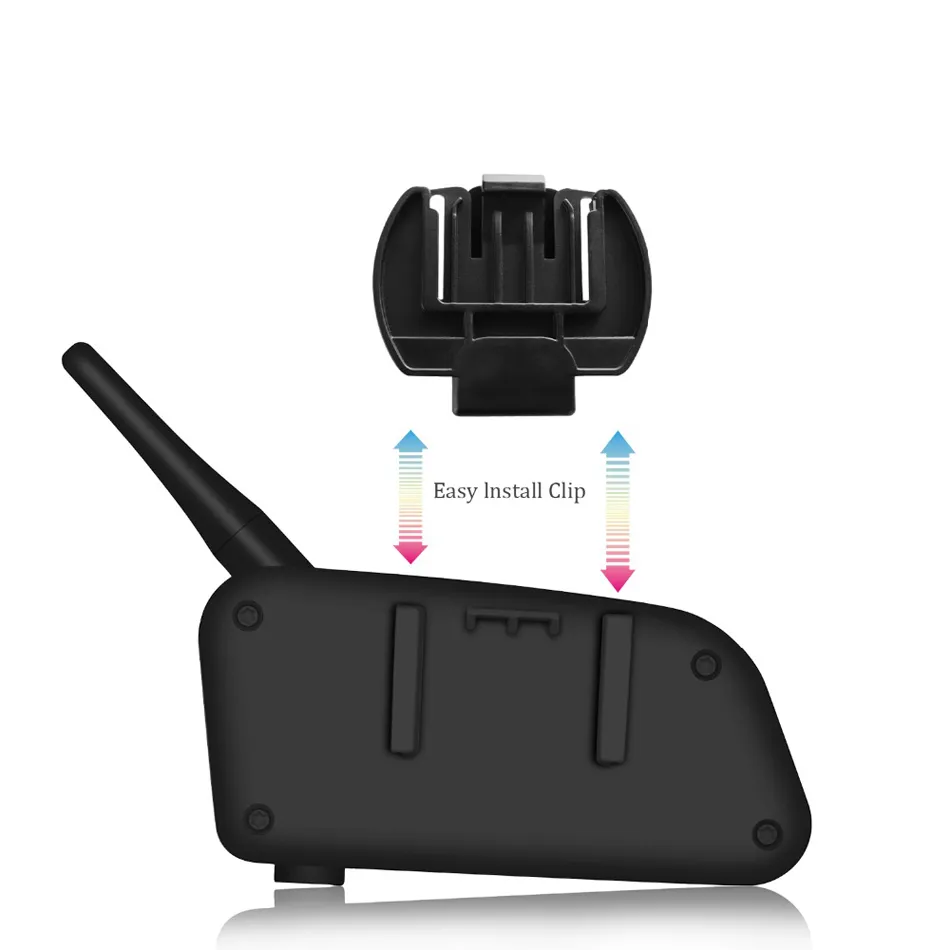 EJEAS V6 Pro Wireless Bluetooth Wayxin R6s Intercom Headset With Microphone  Kit 6 Riders, 1200M Music, 850mAh Waterproof Battery From Ihammi, $39.51