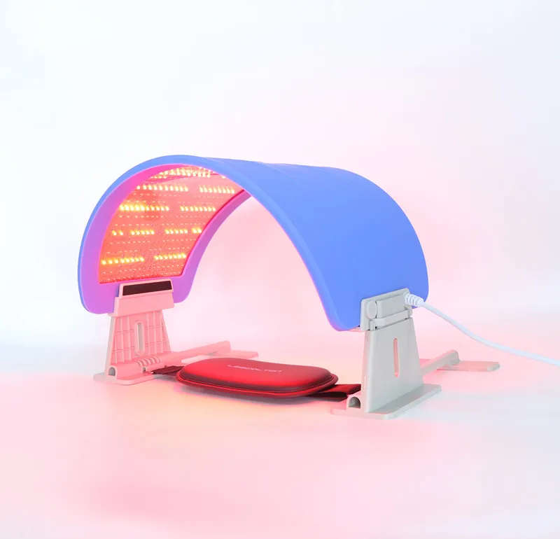 New Arrival EMS Photons Light Therapy Device Three Wavelenght Red Blue Yellow LED Phototherapy EMS Micro Current Machine DHL Fast Ship