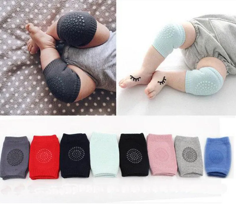 Knee bebê Pads Crawling Segurança dos desenhos animados Cotton Protector Crianças Kneecaps Kneepad bebê Polainas Crawling Elbow Cushion