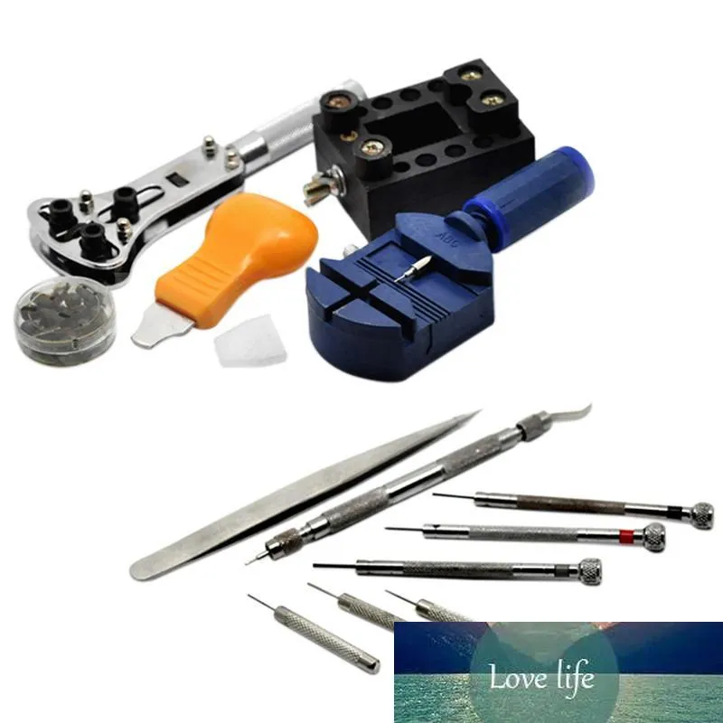 Kit de ferramentas para reparo de relógio, 147 peças, abridor de caixa, link, barra de mola, removedor, kit de ferramentas de relojoeiro de metal para ajuste, conjunto276f