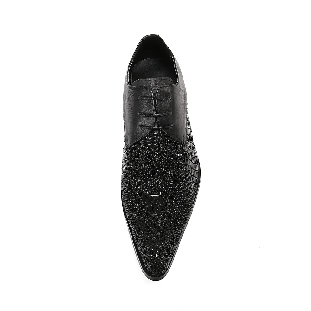 Sapatos masculinos italianos luxuosos vestido de ver o vintage elegantes sapatos masculinos para baile de formatura casamento dedo do p pontudo pele