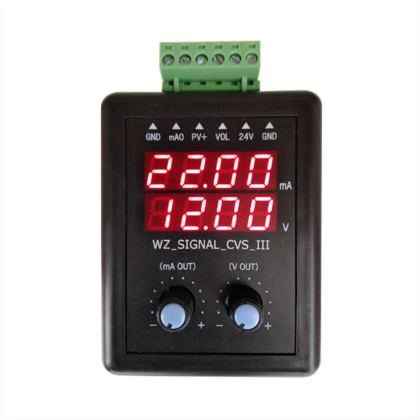Pocket 0-20MA 4-20mA 0-5V 0-10V Huidige spanningssignaalgenerator-encoder Verstelbare uitvoer met LED-display Hoge nauwkeurigheid