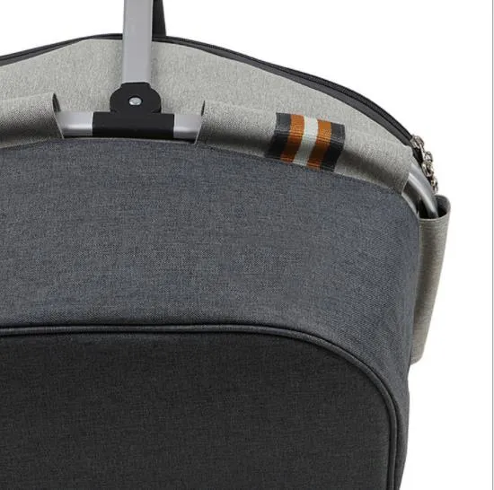 Large Aluminum Frame Fabric Picnic Basket With Hoping Collapsible