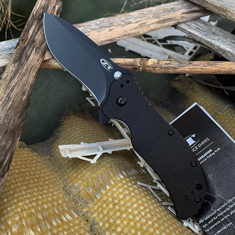 Knife Zero Style Tolerance Folding ZT Tactical Hunting Knives Blade