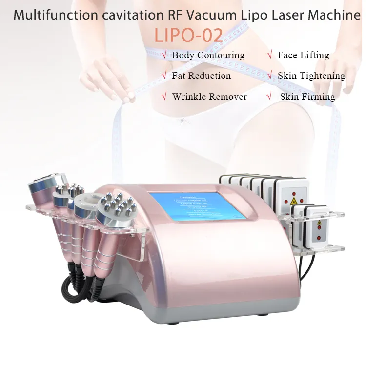 Corps de cavitation puissant 40K efficace amincissant la peau Nouveau laser à ultrasons lipo fréquence radio RF raffermissant le contour du corps