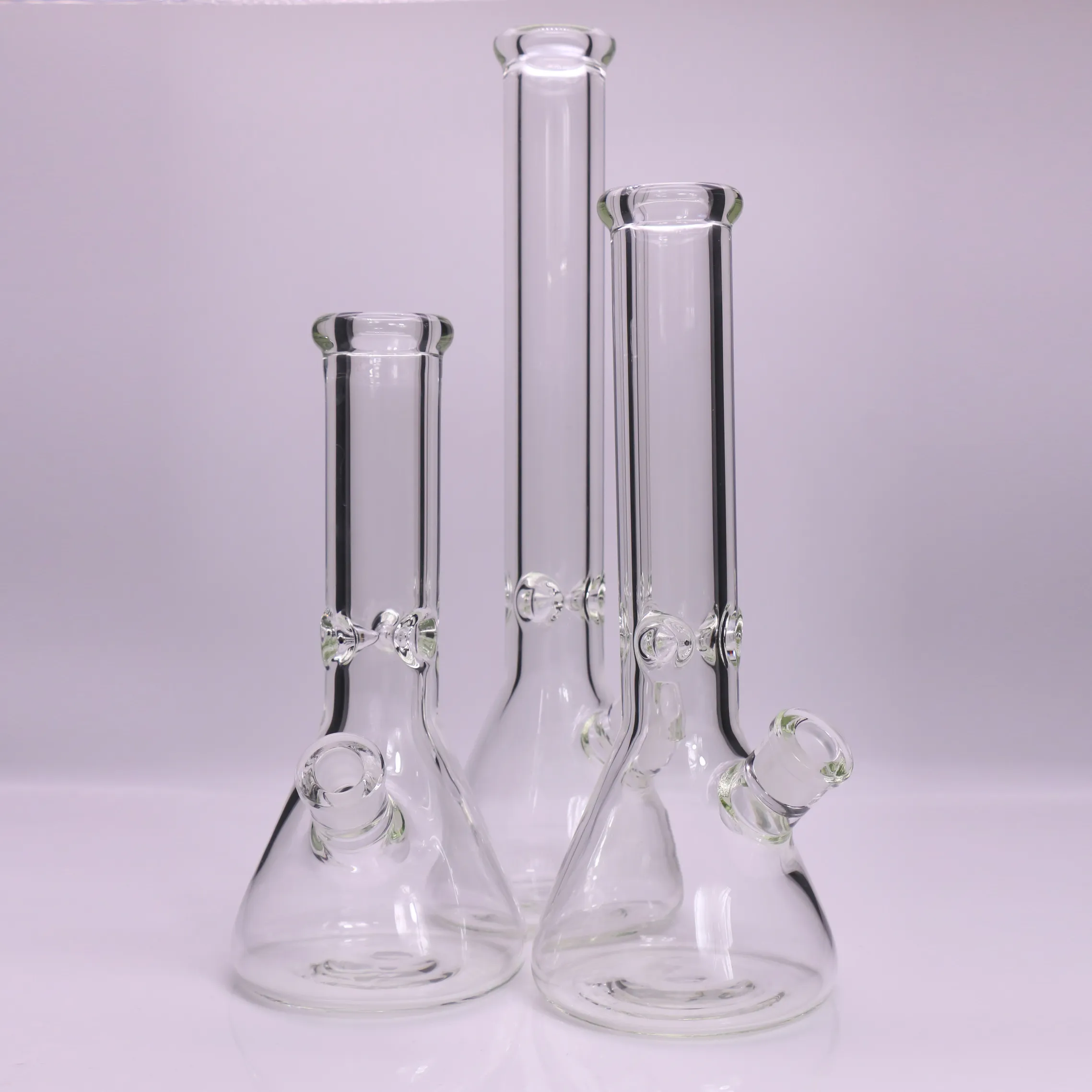 Hookahs 9mm 18 inch bong glass tall bongs pipe Beaker With Elephant Joint Super Heavy