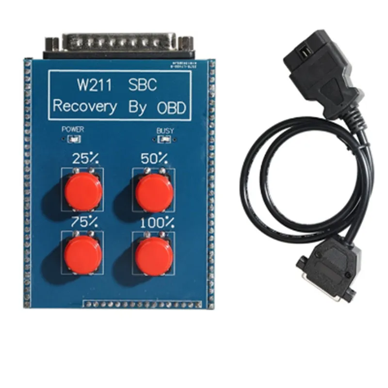 W211 SBC Återställt verktyg SBC Reparationsverktyg för Mercedes-Benz OBD2 Reocvery Tool C249F SBC ABS W211 R230 Återställning av OBD direkt