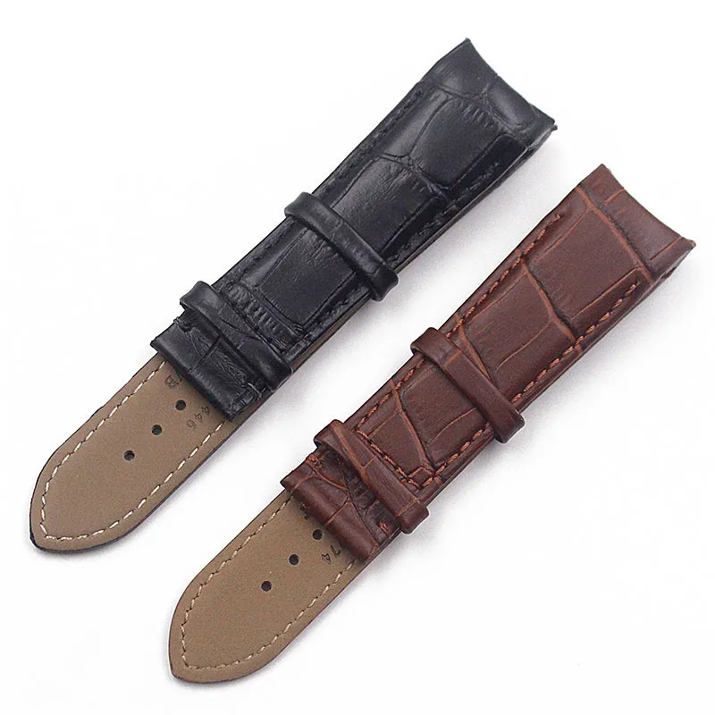 Accessoires de montre Bracelet en cuir pour Tissot Cool Gallery Dessin Ceinture T035617a T035439a 22 23 24mm Noir Marron Bracelet de montre pour hommes T190702