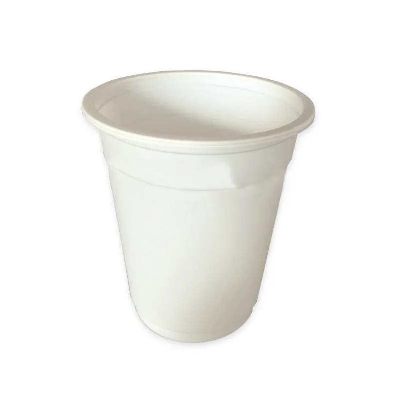 Degradable 220ml Disposable Mug Cups Degradable Corn Starch Water Bottles Hotel Restaurant Tableware Eco-friendly Disposable Cup TQQ BH1762