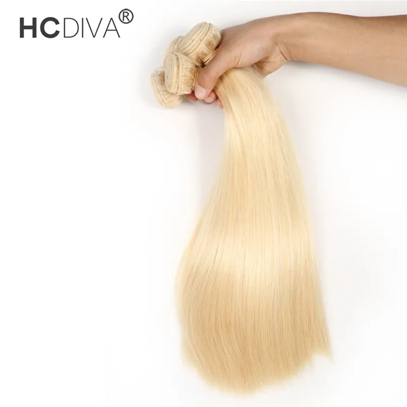 613 Loira Cabelo Humano Tecoro 10 Pacotes / Lote Brasileiro Virgem Reta Corpo Profundamente Onda Água Cabelo Eextensions Por Atacado Preço Barato 1Kg