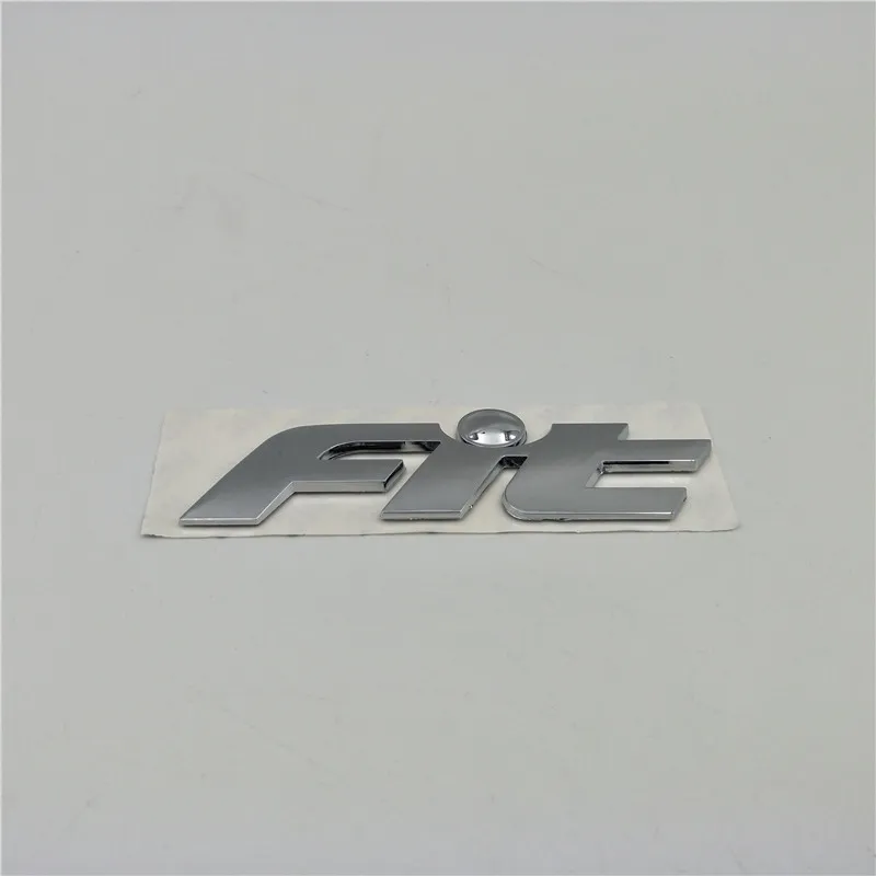 För Honda Fit Jazz Bak baklucka Emblems Tail Logo Sign Marks With Silver Dot