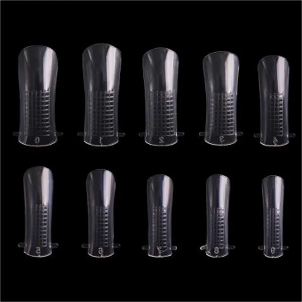 Nail Piece of Magic Nail Tips with Scale Crystal Nail Art Acrylic Phototherapy Nails Extension Finger Tools Manicure