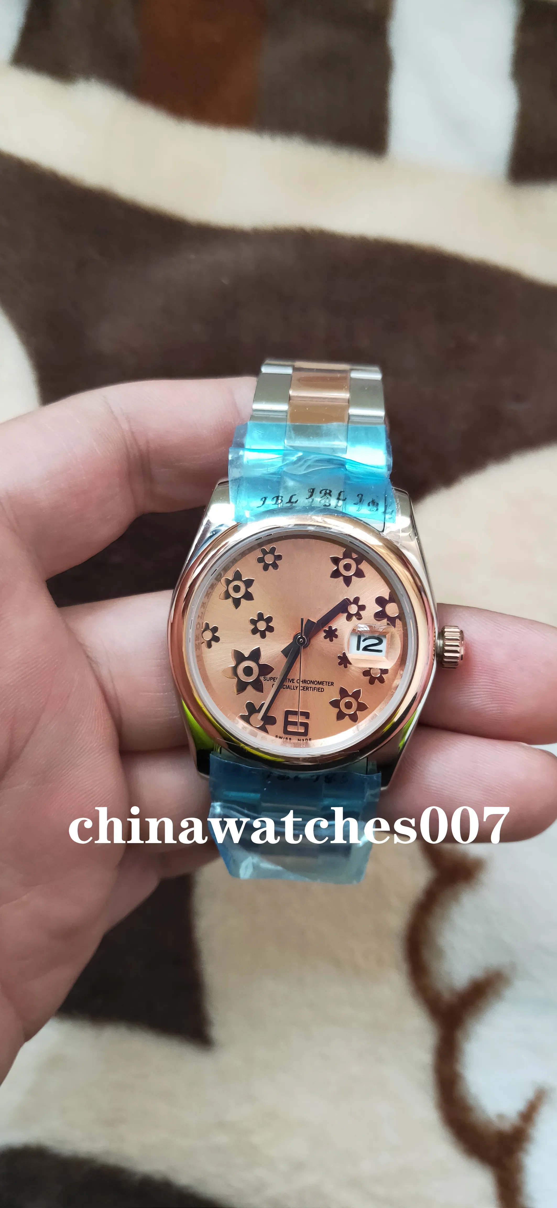 2020 Heißer Verkauf Hochwertige Uhr Asia 2813 Sport 31mm 36mm Damen 178341 Gedenkmuster Zifferblatt automatische mechanische Damenuhr w