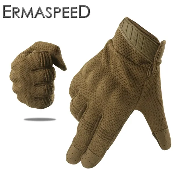 Respirant Gants de moto Gants tactique militaire de course d'équitation d'hiver Motocross Enduro VTT écran tactile Hommes Gants cycliste