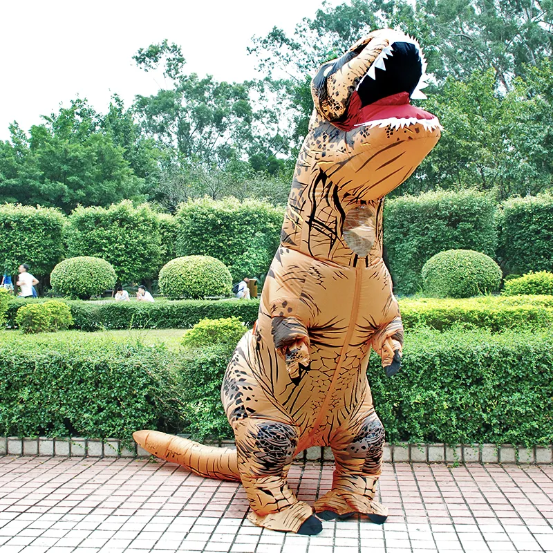 Costume gonflable adulte Costumes de dinosaure T REX Blow Up Party Déguisements Mascotte Cosplay Costume pour hommes femmes Kid Dino Cartoon