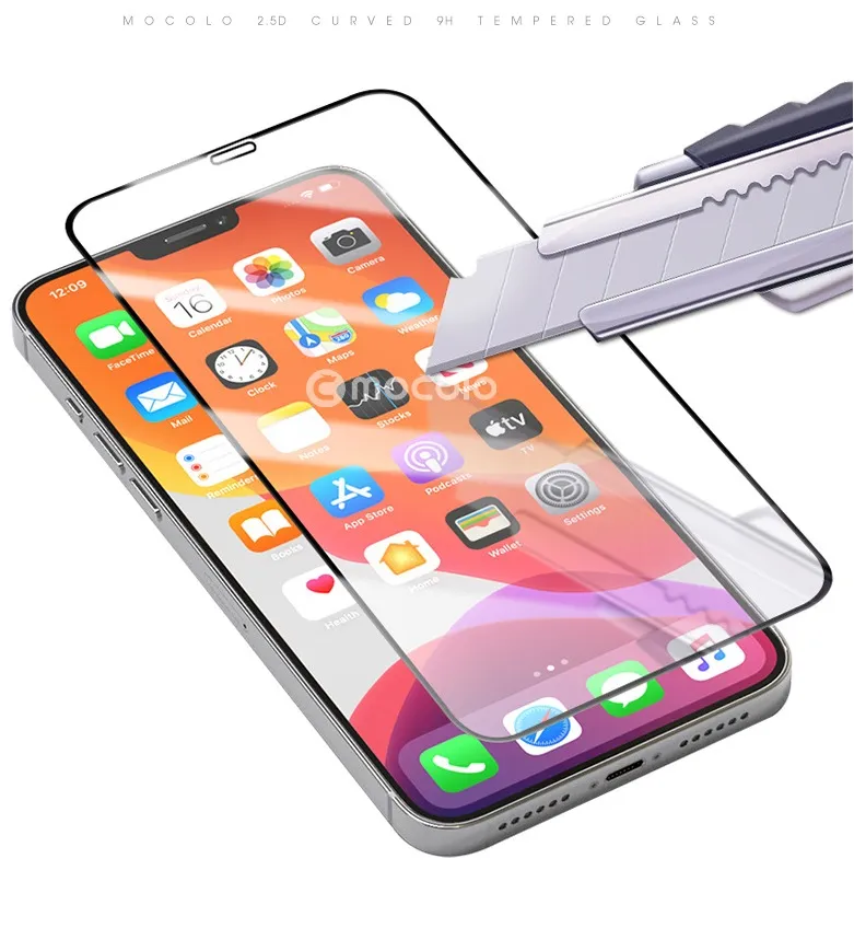 9H Full Cover Tempered Glass Screen Protector AB Full Glue For iphone 13 12 11 PRO MAX 6 7 8 PLUS XR XS MAX 700p