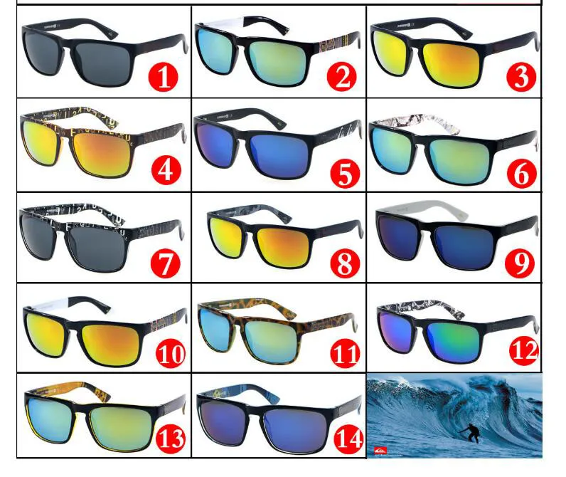 Brand New Summer Fashion Mężczyzna Rower Szkło Męskie Outdoor Sport Okulary do Peak Kobieta Jazdy Kolarstwo Okulary przeciwsłoneczne 14Colors Darmowa Wysyłka