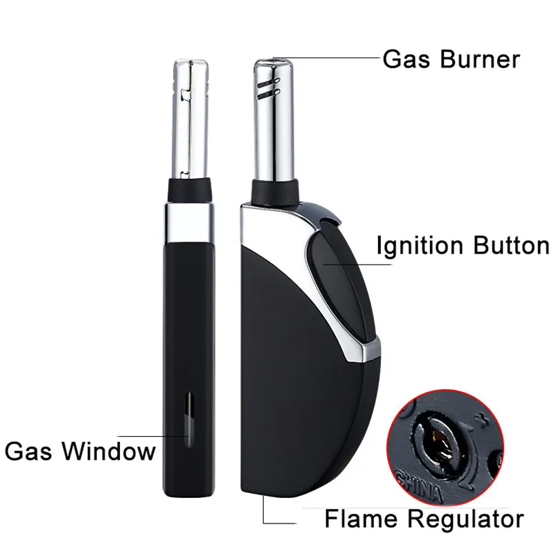 Gas Lighter 11 Butane Stove Kitchen Fireplace BBQ Grill Utility Lighter