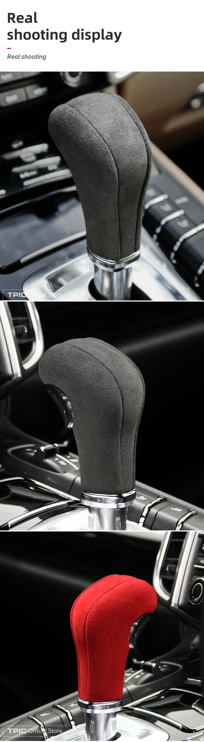 Alcantara Leather Gear Shift Knob Cover Trim Decals For Porsche Cayenne  2011 2017 Nissan Qashqai Interior Accessories From Biaoq3, $45.23