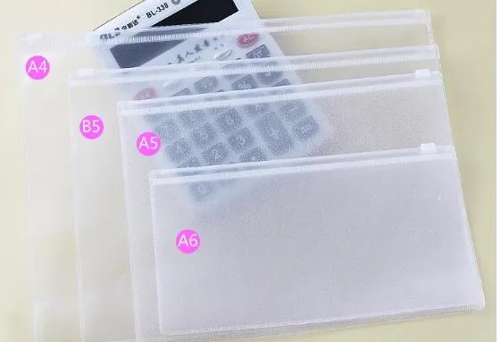 Zip File Plastick Plastic Folder With Zip