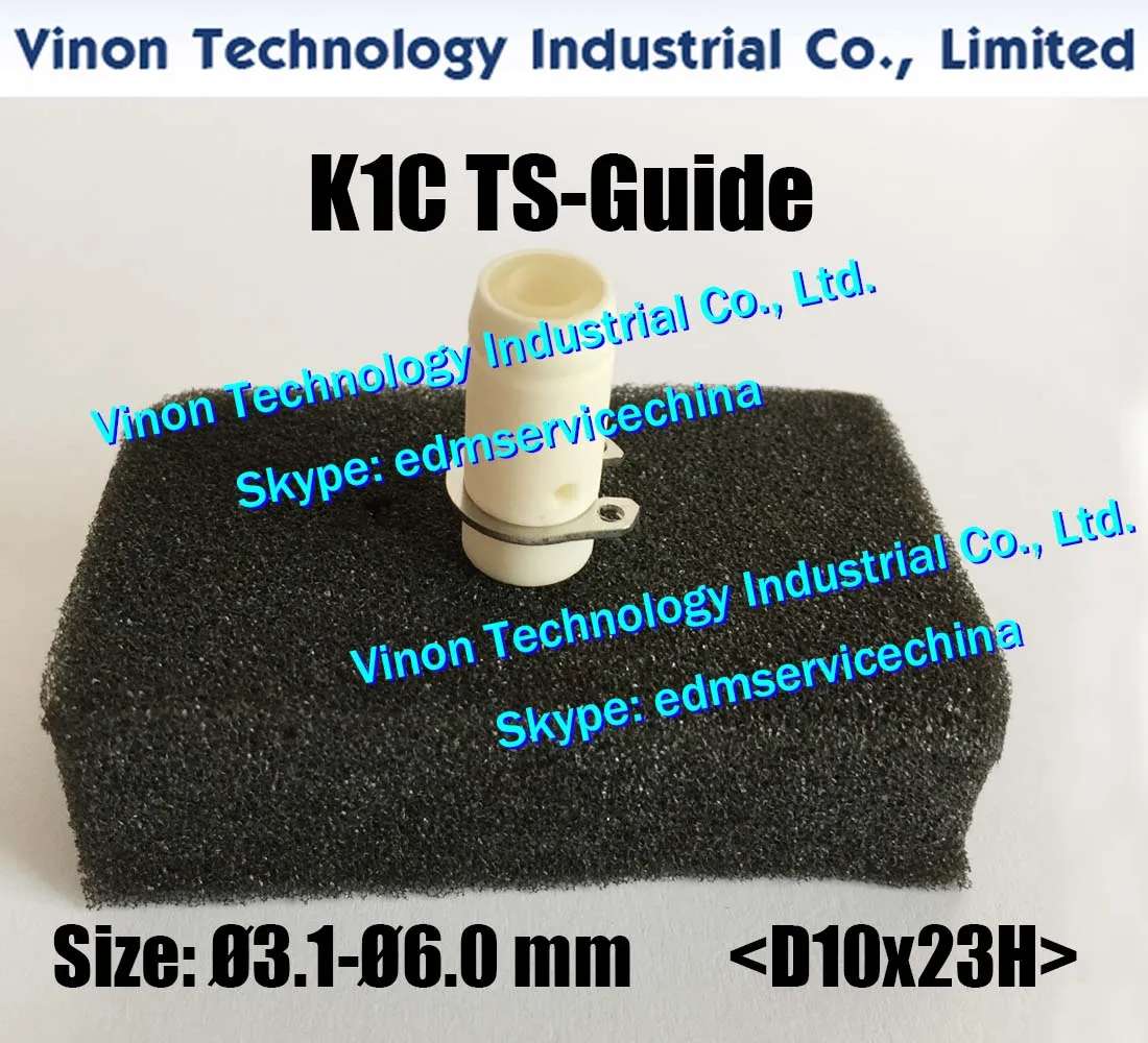 Ø3.1-Ø6.0mm 세라믹 K1C의 TS-가이드, TS는 가이드 사파이어 상감 (D10x23H) EDM K1C 소딕 KIC에 대한 TS-가이드, 샤밀 SH2 작은 구멍 드릴 EDM 다이