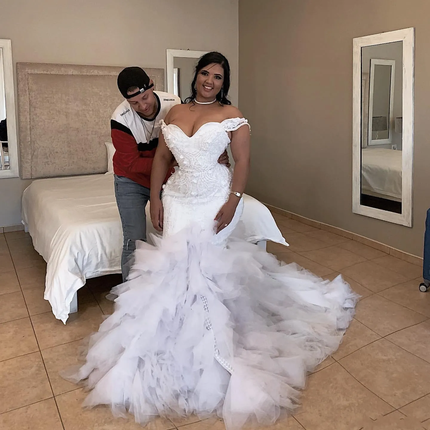 African plus size wedding dresses cheap