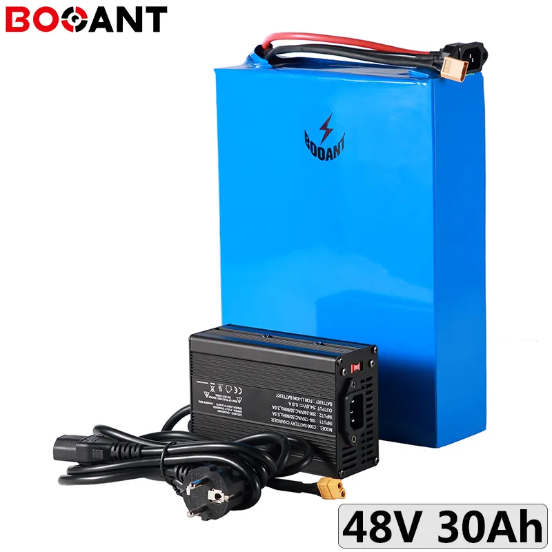 13S 48V 30Ah 1000W 2000W Rechargeable lithium ion battery for Samsung 50E 21700 cell electric bike with 5A Charger