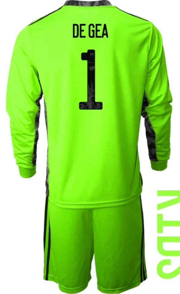 Manchester United No1 De Gea Away Kid Soccer Club Jersey