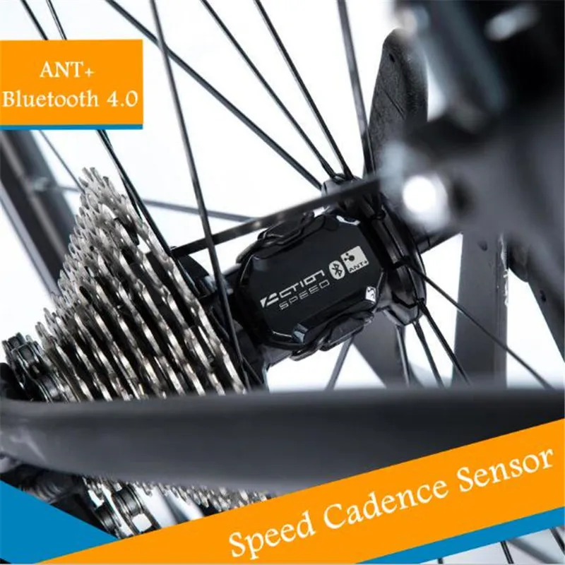 10PCS TCM10 Bike Speed ​​Cadence Sensor IP68 ANT + Bluetooth RPM Cykelkadenssensor Cykeldatorhastighetsmätare