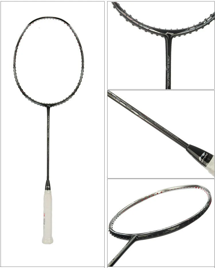 LI-NING AIR STREAM N99 II Chen Long Badminton national team Racquet High elasticity carbon racket Line completion perfect8588