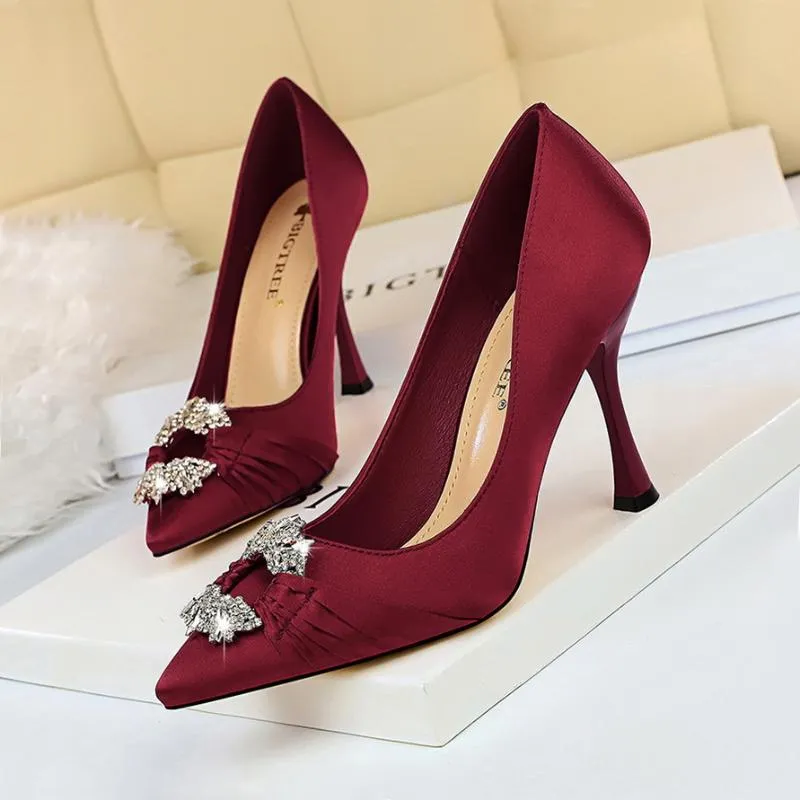 Chaussures de mariage à talons hauts pour femmes Escarpins à plate-forme pour dames Chaussures à talons hauts pour femmes