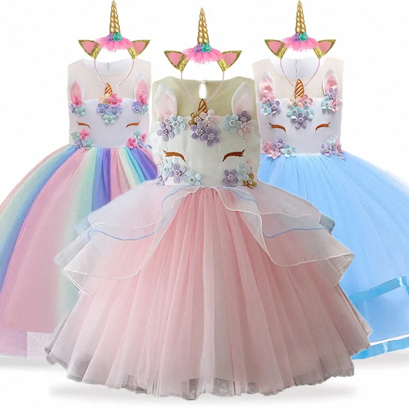 Vestidos para store niñas unicornio