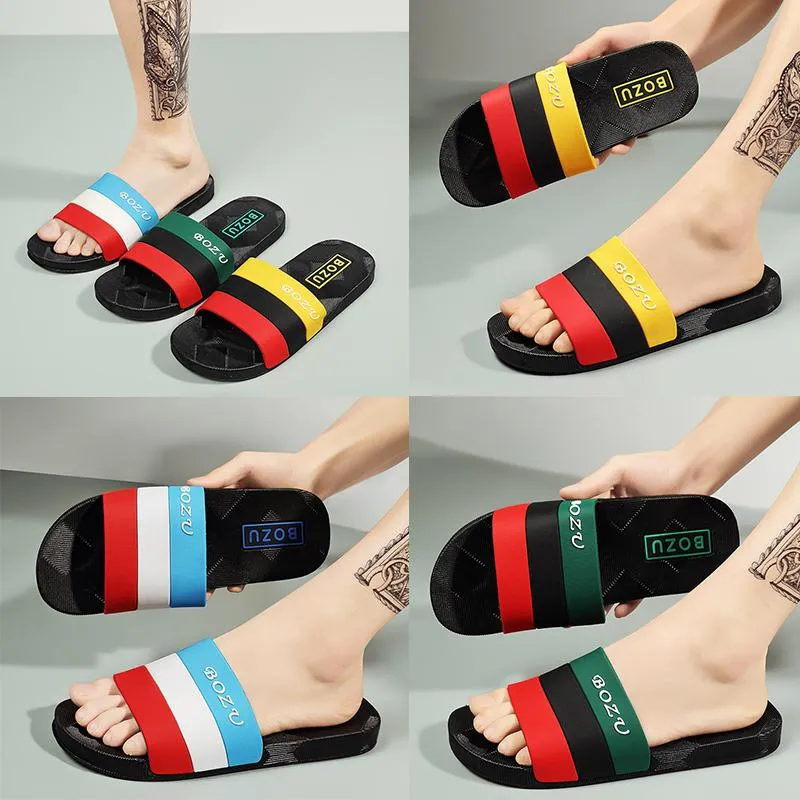 Men multicolor Designer slides slippers designer flip flops men sandal Floral brocade men slipper Gear bottoms striped Beach casual shoes