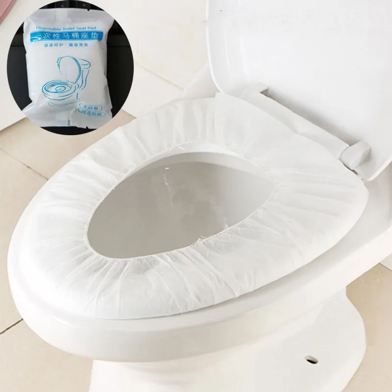 Disposable Toilet Seat Pad Business Trip Hotel Bathroom Non Woven