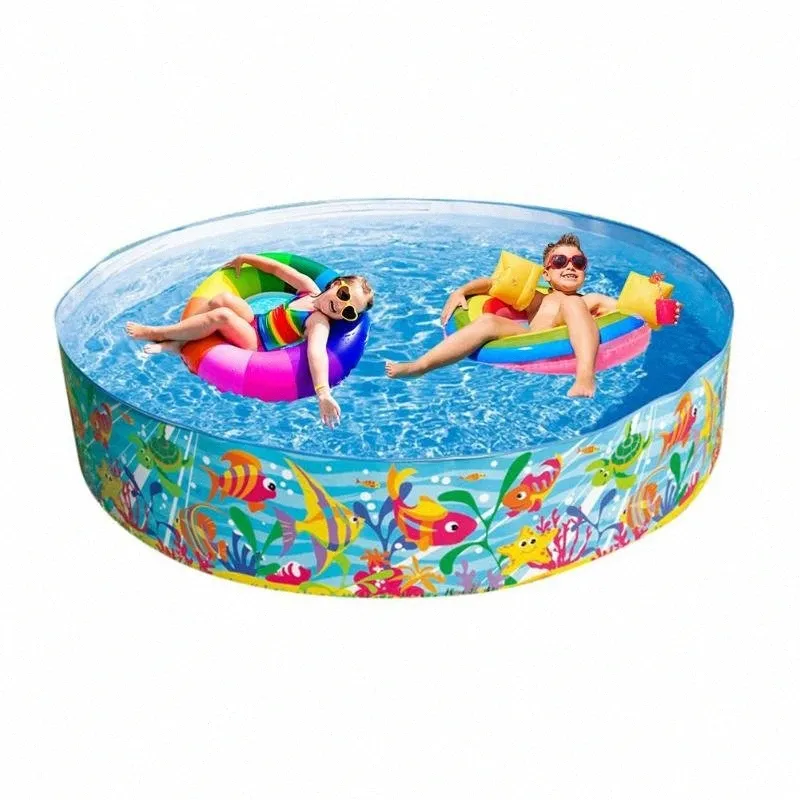 Portable Swimming Pool Hard Plastic Large Multi Person Paddling