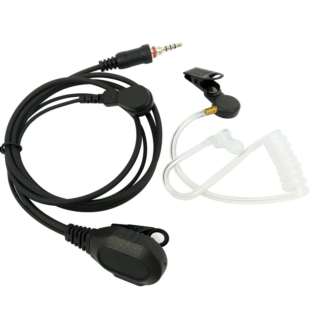 Air Tube Earpiece Mic for Yaesu Vertex VX-6R VX-7R Walkie Talkie 4