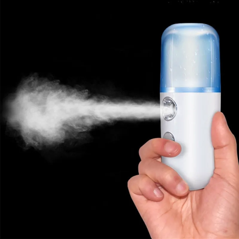 Portable Facial Steamer Mini USB Nano Vial Spray Spray Spruzzatore Volto Idratante Atomizzazione Spruzzatore della pelle Cura della pelle