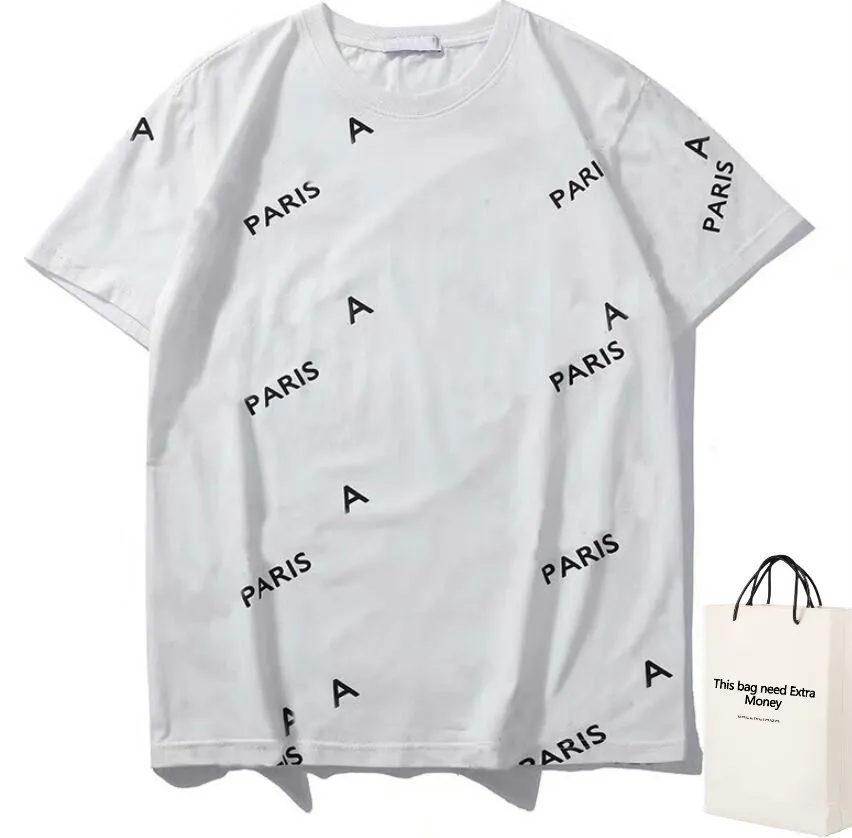 20SS Letters Printed Designer T-shirt Herr Kvinnor Par Mode Homme Tee Fritidsdaglig Sommar Fritidskläder med Wheat Ears Printing S-2XL