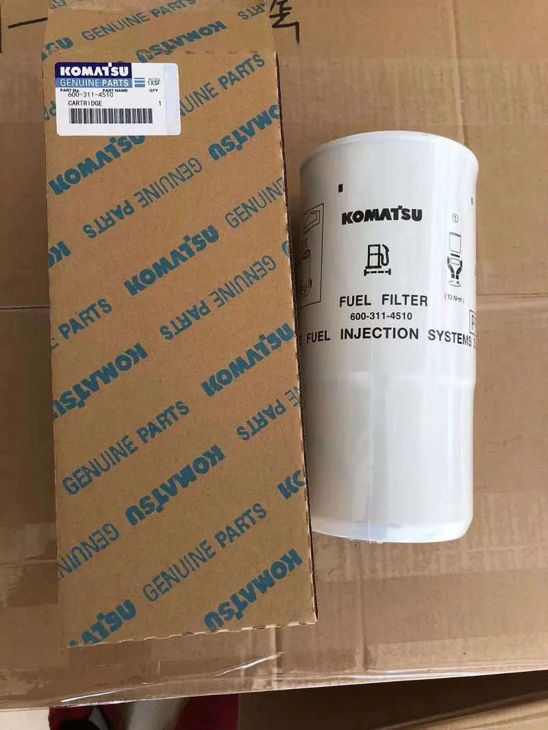 4PCS/ LOT 600-319-3550/ 600-311-4510 dla hydraulicznego filtra fule Komatsu