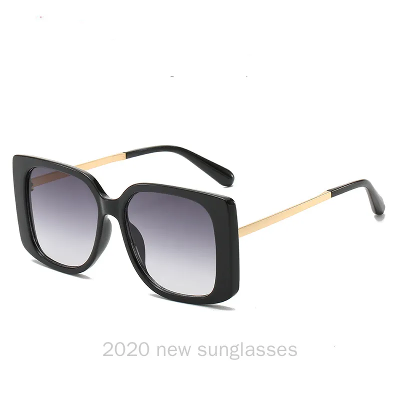 Lunettes de soleil 2021 Hommes carrés Fashion Cadre surdimensionné Vintage miroir lunettes lunettes Femmes Shades UV400 NX