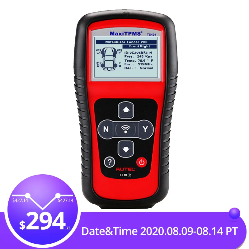 Autel MaxiTPMS TS401 Tire Pressure Monitoring System OBD2 TPMS