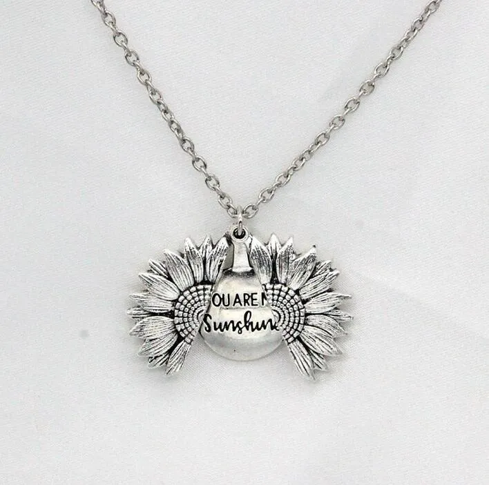 Collana My Sunshine Con Ciondolo Girasole Aperto - Gioiello Regalo Romantico In Oro E Argento - Foto 8