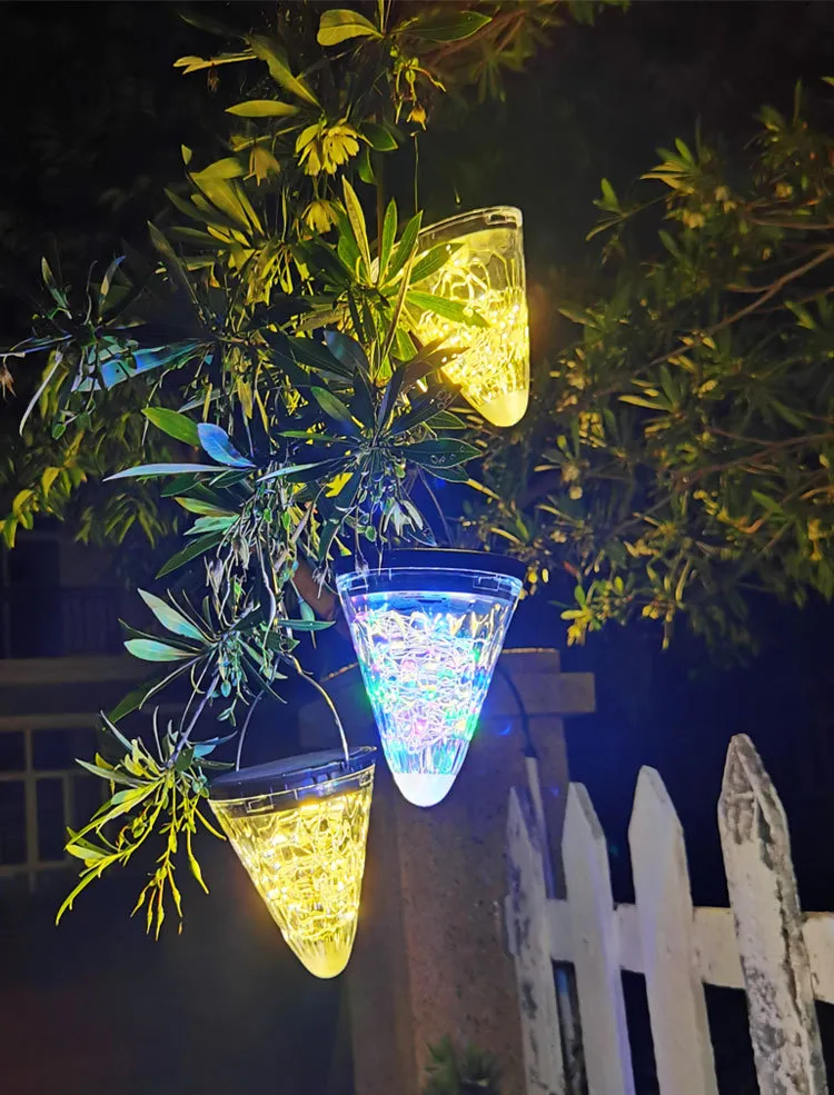 2020 nuove luci solari lampeggianti stringa di luci in famiglia balcone paesaggio luce notturna giardino esterno cortile luce decorativa