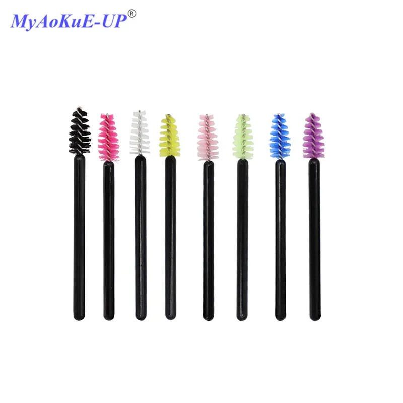 Disposable Mascara Wands Applicator One Off Eyelash Mini Brushes For